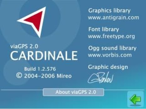 Mireo viaGPS 2.x Europa Upgrade na ver. 1.x (2GB SDcard)