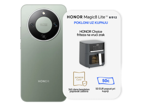 Honor Magic8 Lite 8/512GB Forest Green (15.01.-28.2.2026.) + POKLON UZ PRIJAVU
