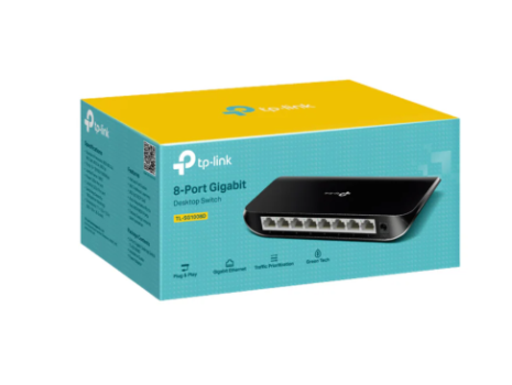 SWITCH TP-LINK TL-SG1008D 8PORT 10/100/1000