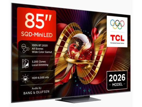 TCL SQD Mini-LED TV 85C8L Google TV