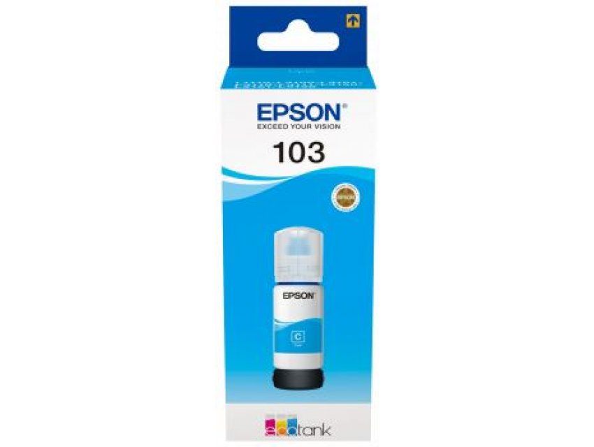 Tinta EPSON EcoTank/ITS 103 C13T00S24A cyan
