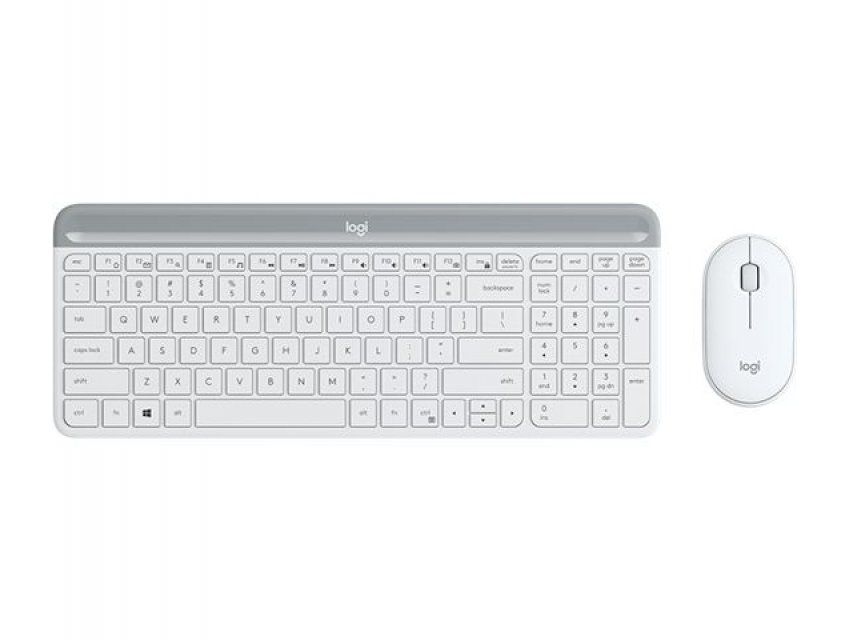 Bežični desktop komplet MK470 Slim Wireless bijela