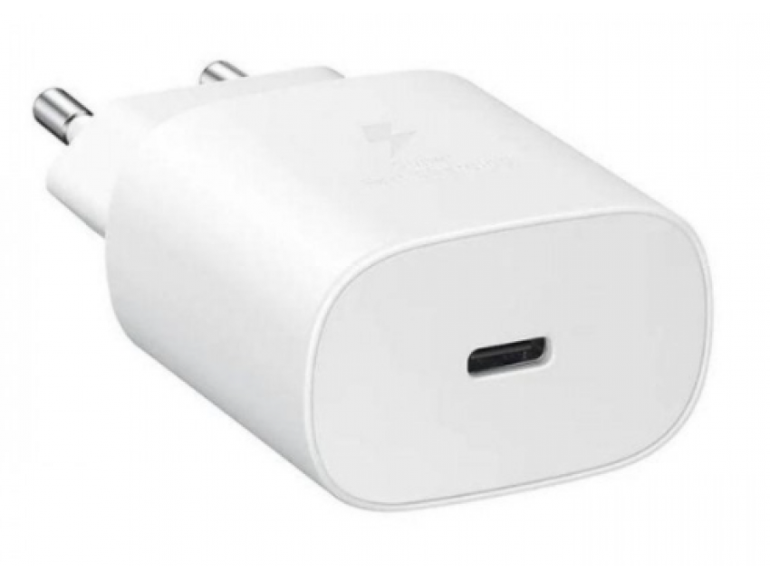 Samsung kućni punjač TA800 25W Fast Charge USB-C bijeli bez kabela (EP-TA800NWEGEU)