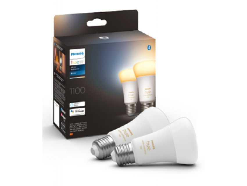 Pametna LED žarulja PHILIPS Hue E27, A60, 8W, 2 kom (929002468404)