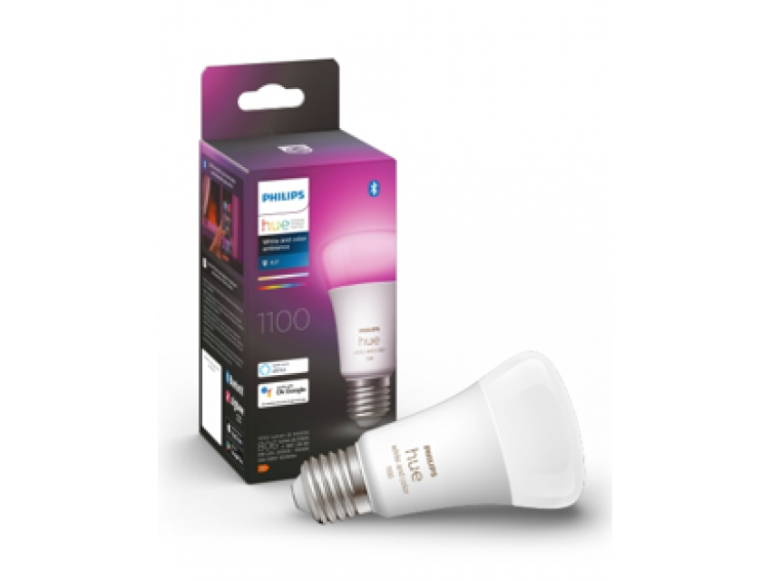 Pametna LED žarulja PHILIPS Hue E27, A60, 9W, boja (929002468801)