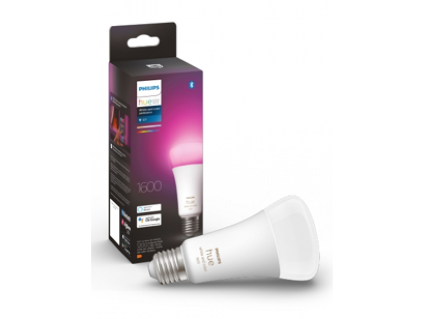 Pametna LED žarulja PHILIPS Hue E27, A67, 13.5W, boja (929002471601)