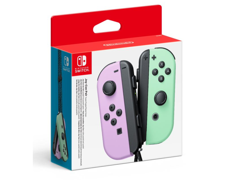 Nintendo Switch Joy-Con PAIR Pastel Purple Pastel Green