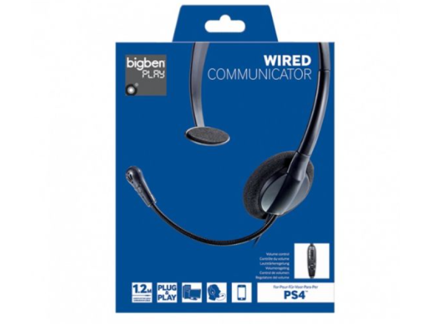 BIGBEN PS4 official SONY headset crne
