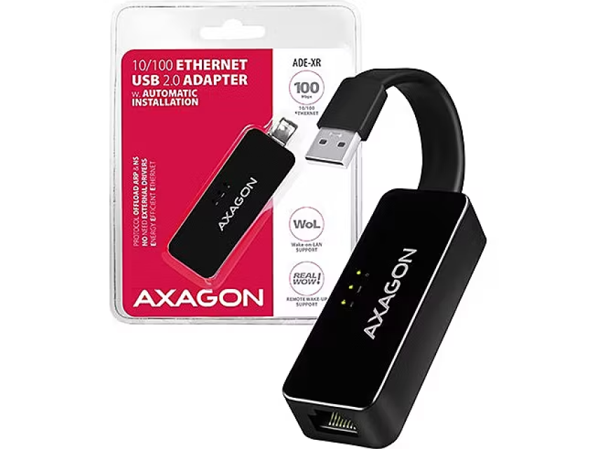 ADAPTER USB AM 2.0 ETHERNET ADE-XR, AXA